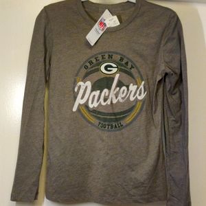 NWT! Green Bay Packers Women's Long Sleeve T-shirt, NFL Team Apparel, Size Small